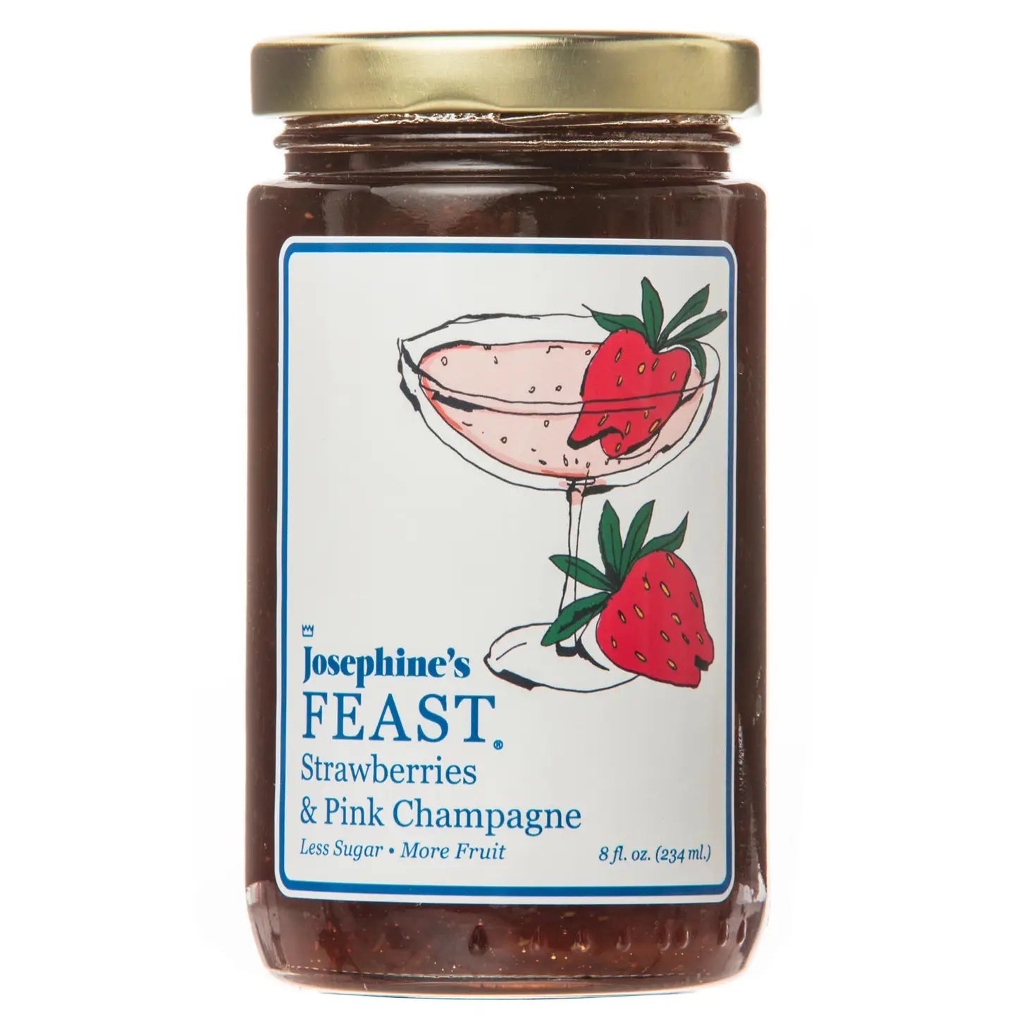 Josephine's Feast Jam Strawberries and Champagne - BKLYN Larder