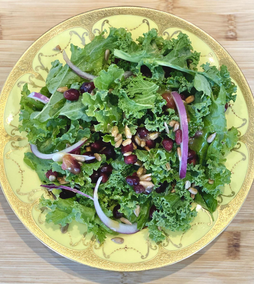 Kale Salad with Pomegranate | Catering 1lb - BKLYN Larder