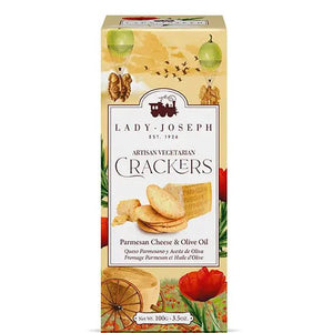 Lady Joseph Artisan Snacks Parmesan Olive Oil Crackers - BKLYN Larder