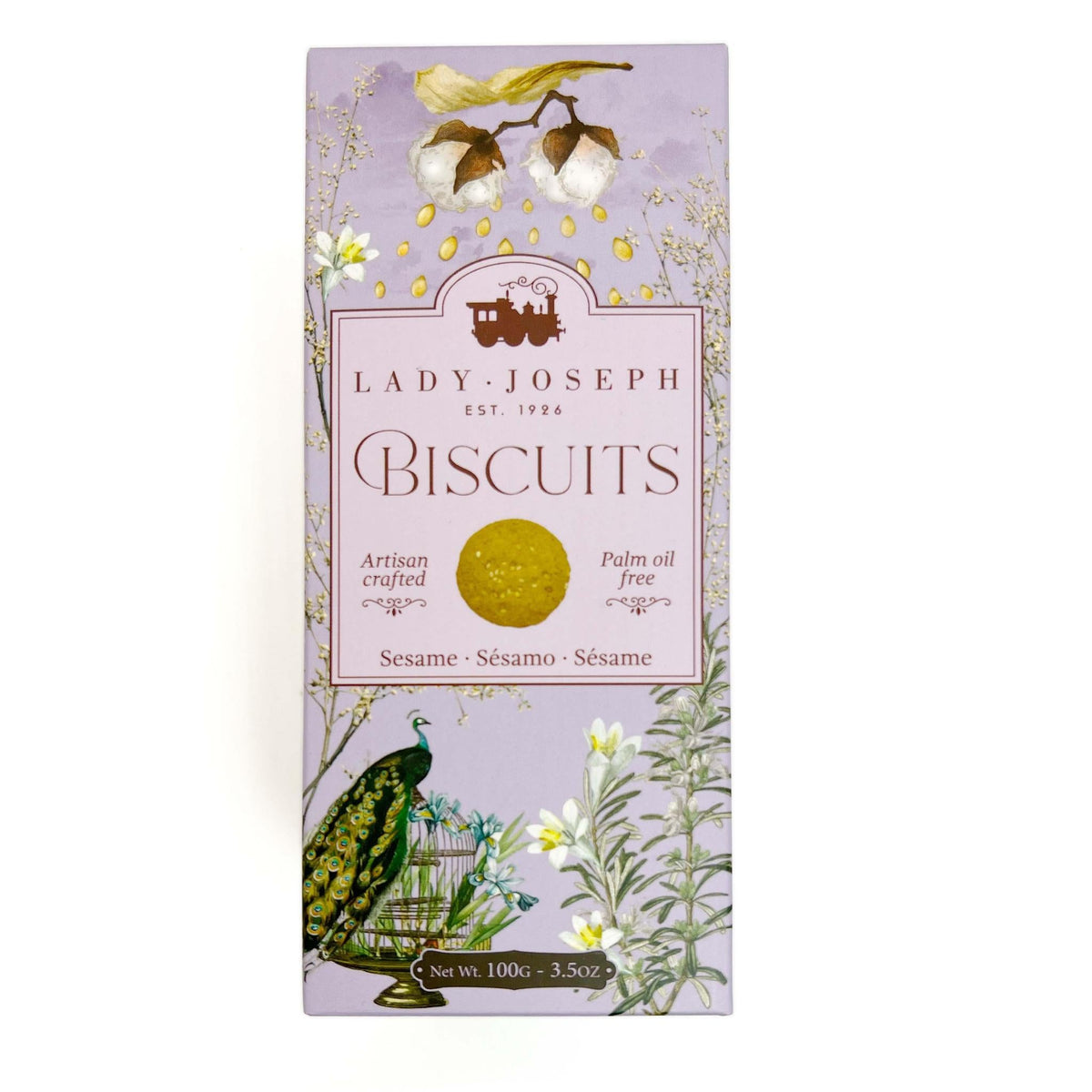 Lady Joseph Artisan Snacks Caramel Sesame Biscuits - BKLYN Larder