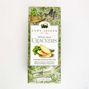 Lady Joseph Artisan Snacks Herbs and Olive Oil Crackers - BKLYN Larder