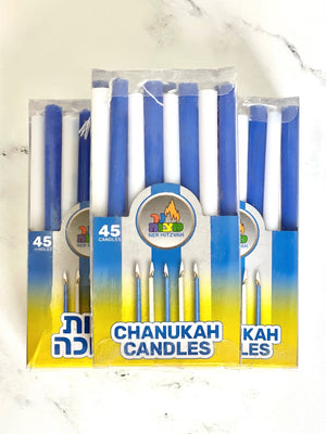 Ner Mitzvah Hanukkah Candles Blue - BKLYN Larder