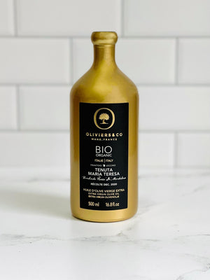 Oliviers & Co Olive Oils Organic Tenuta Maria Teresa 2021 : 500mL (16.8 fl oz) - BKLYN Larder