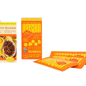 Omsom Sauce Packs Korean Spicy Bulgogi - BKLYN Larder