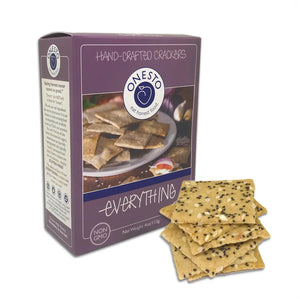 Onesto Gluten Free Crackers Onesto Gluten-Free Everything Crackers - BKLYN Larder