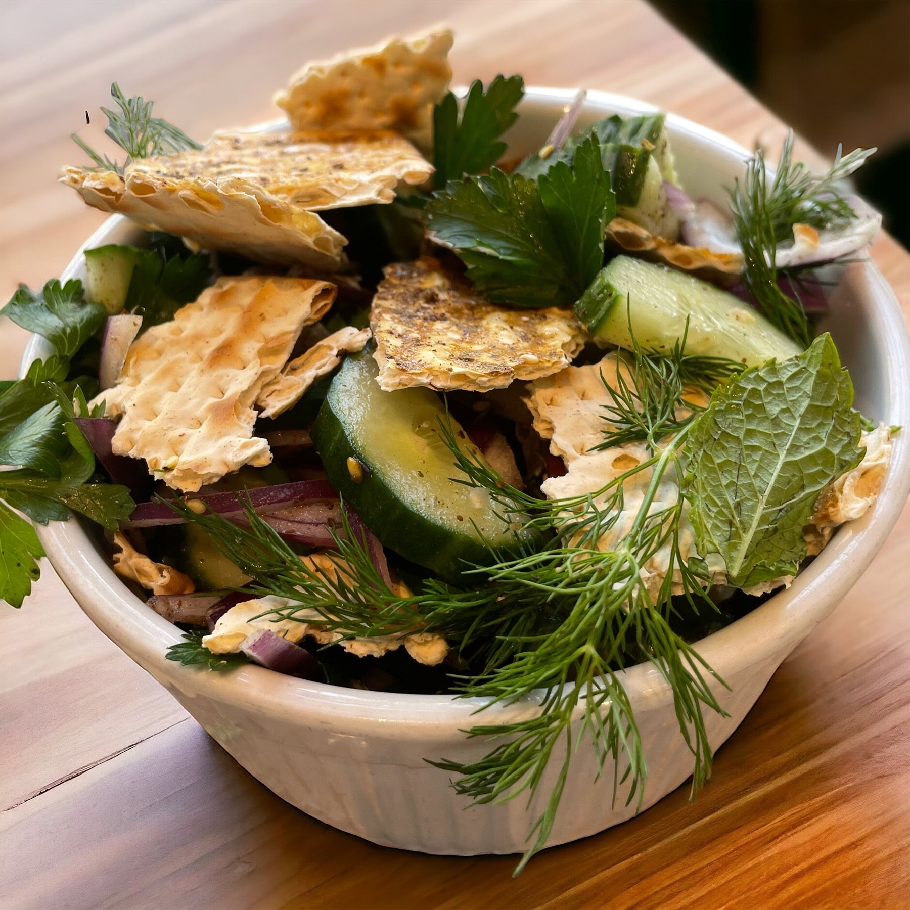 Passover Fatoosh Salad | Catering - BKLYN Larder