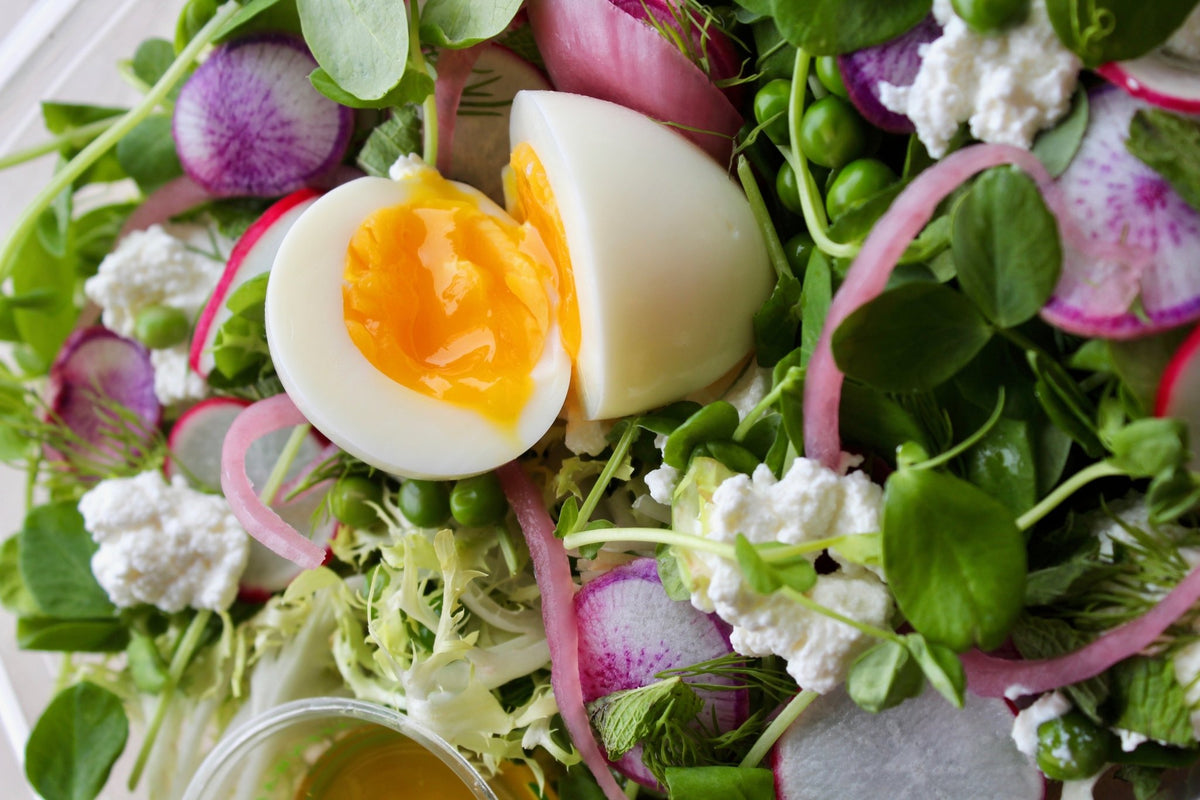 Pea Shoot Salad - BKLYN Larder