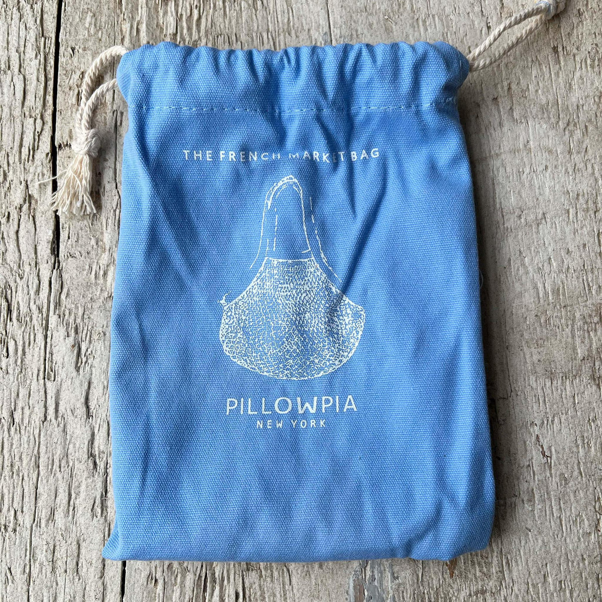Pillowpia Market Bag French Market French Blue - BKLYN Larder