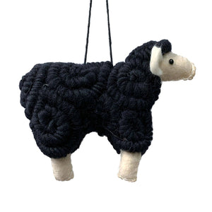 Pillowpia Wooly Sheep Ornament Black - BKLYN Larder