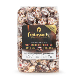 Popinsanity Candied Popcorn Peppermint Hot Chocolate - BKLYN Larder