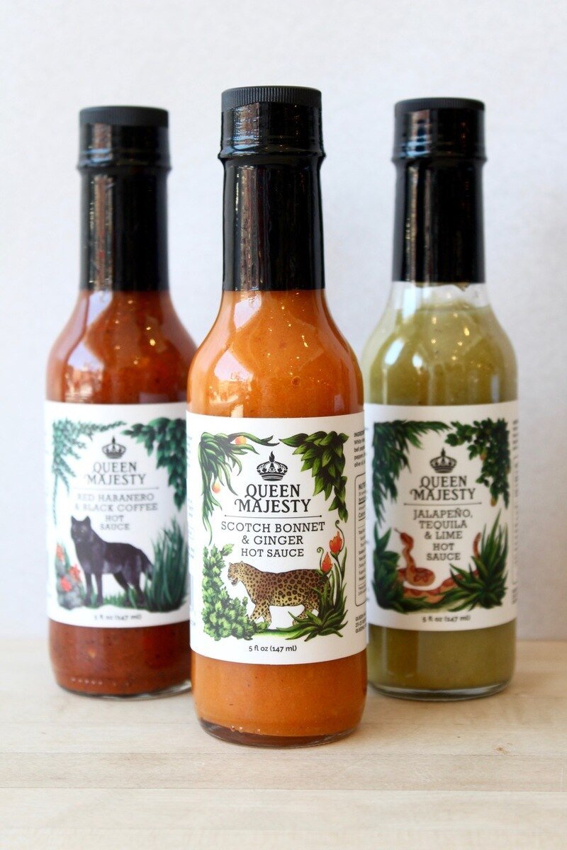 Queen Majesty Hot Sauce **Limited Edition** Manzano Serrano Hot Sauce: - BKLYN Larder