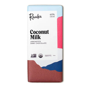 Raaka Chocolate Raaka Coconut Milk Chocolate 60% - BKLYN Larder