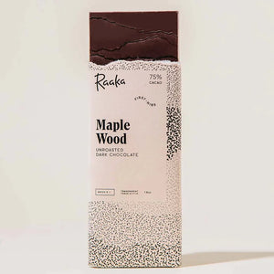 Raaka Holiday Chocolate Bars Maple Wood - BKLYN Larder