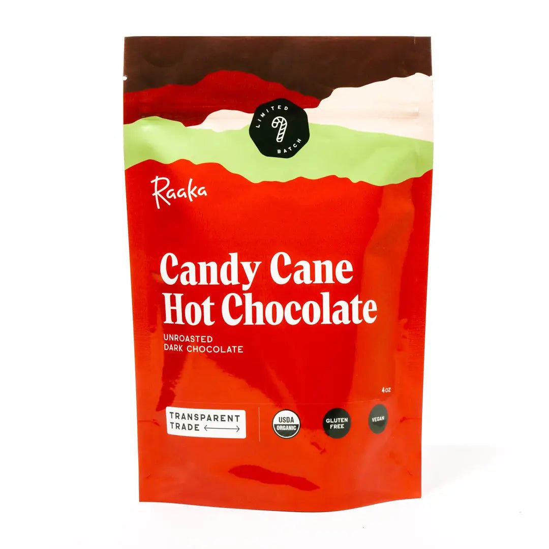 Raaka Holiday Hot Chocolate Candy Cane Hot Chocolate - BKLYN Larder