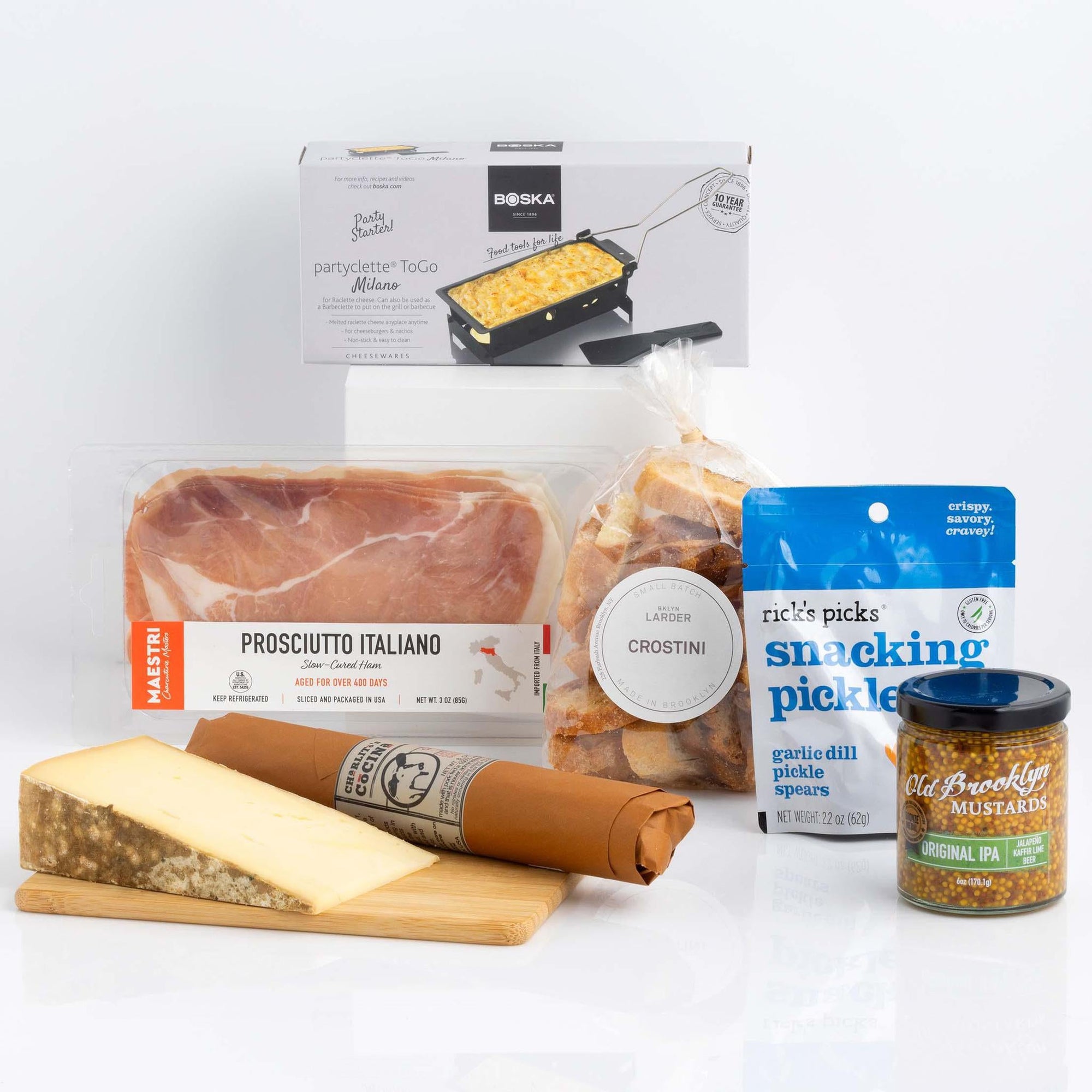 Raclette Kit Gift Basket - BKLYN Larder