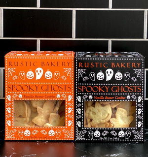 Rustic Bakery Holiday Cookies Spooky Ghosts - BKLYN Larder