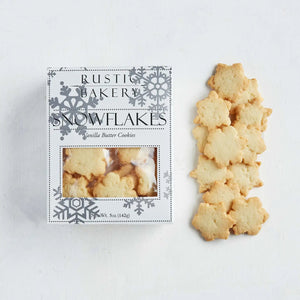Rustic Bakery Holiday Cookies Mini Snowflakes - BKLYN Larder