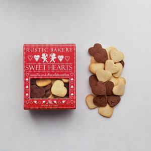 Rustic Bakery Holiday Cookies Valentine Hearts - BKLYN Larder