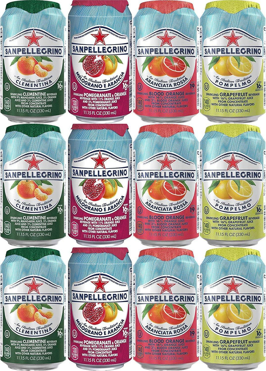 San Pellegrino Sparkling Beverage Assortment | Catering 6 Assorted - BKLYN Larder