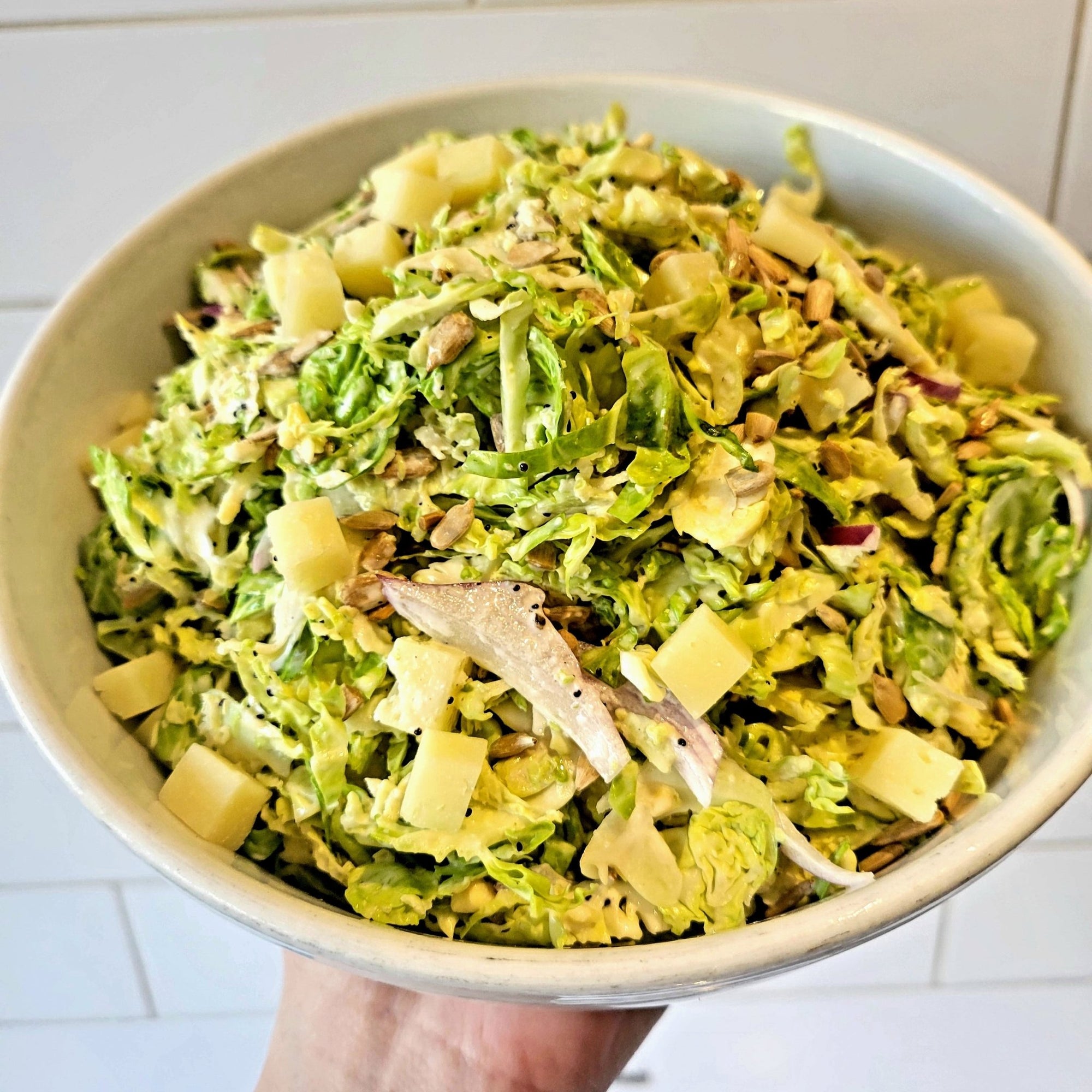 Shredded Brussels Salad - BKLYN Larder