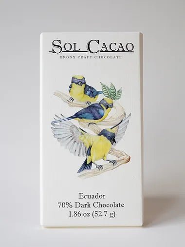 Sol Cacao Chocolate Ecuador 70% - BKLYN Larder
