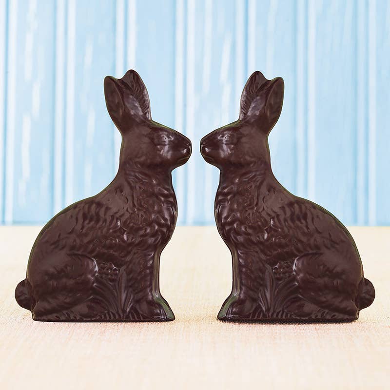 Solid Dark Chocolate Easter Bunny Solid dark chocolate easter bunny
