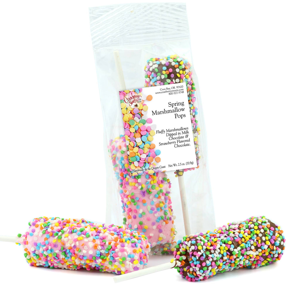Sprinkle Marshmallow Pops - BKLYN Larder