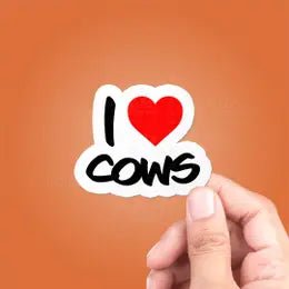 Stickers! I Love Cows - BKLYN Larder
