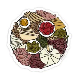 Stickers! Charcuterie Sketch - BKLYN Larder