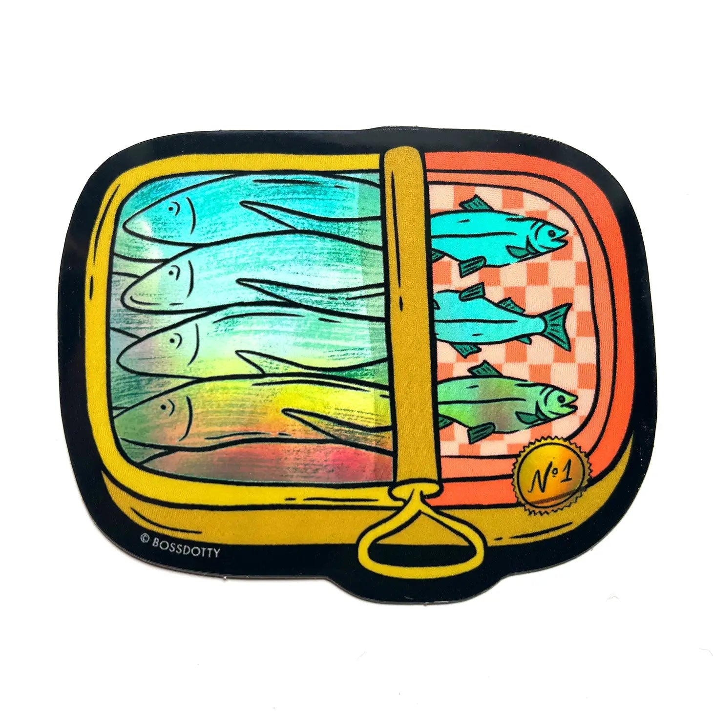 Tinned Fish Stickers! Sardine Tins - Clear - BKLYN Larder