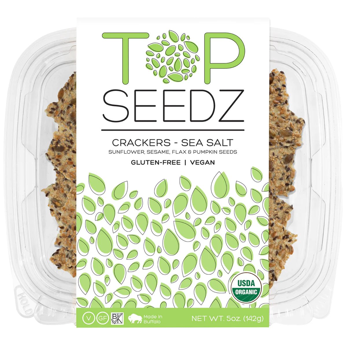 Top Seedz Crackers Sea Salt - BKLYN Larder