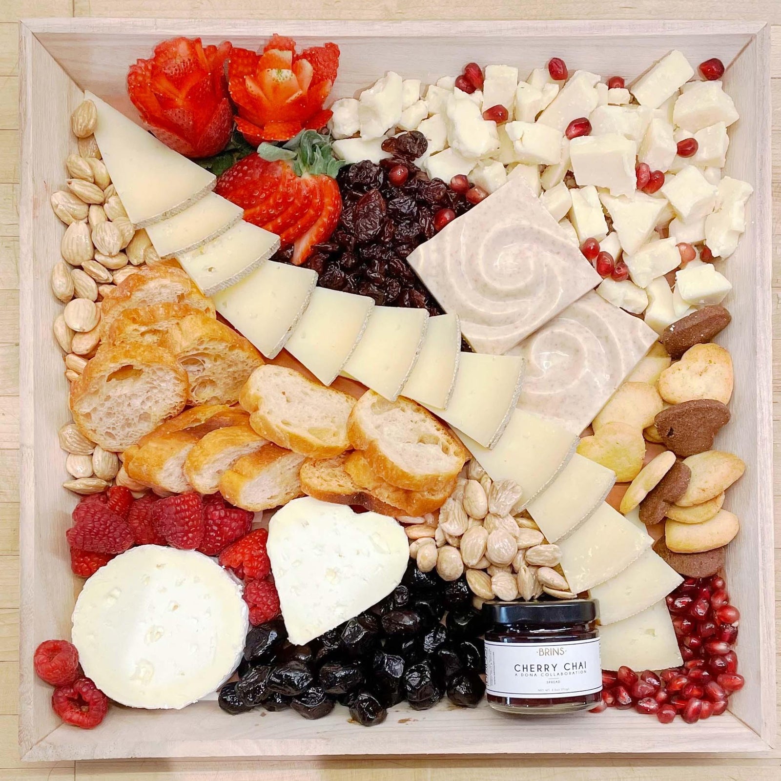 Valentine's Day Cheese Platter | Catering Cheese Plate for Two - BKLYN Larder